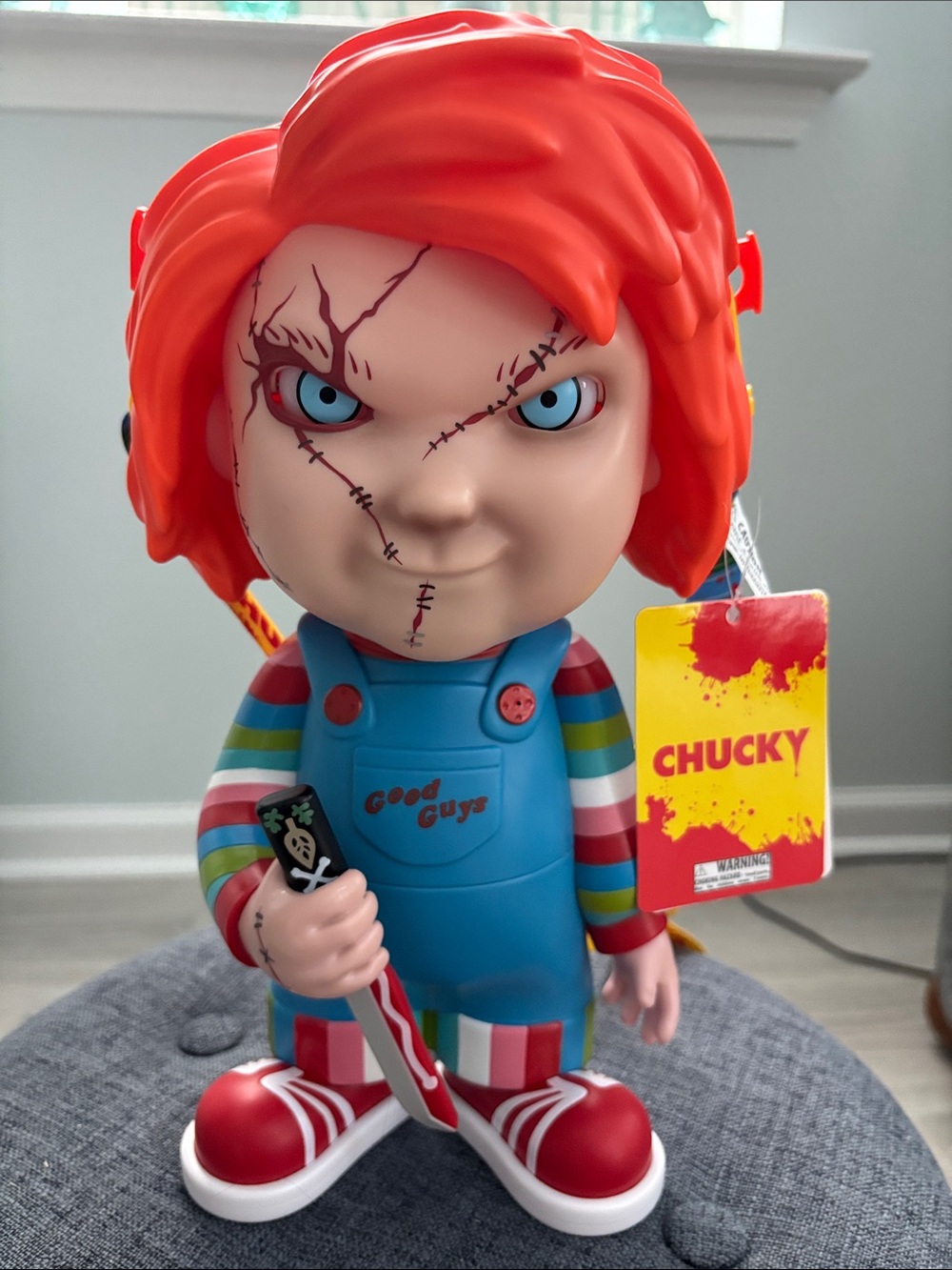 Universal 2024 Halloween Horror Nights Animated Chucky Popcorn Bucket